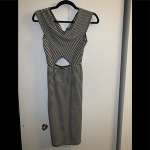 Black and white dress